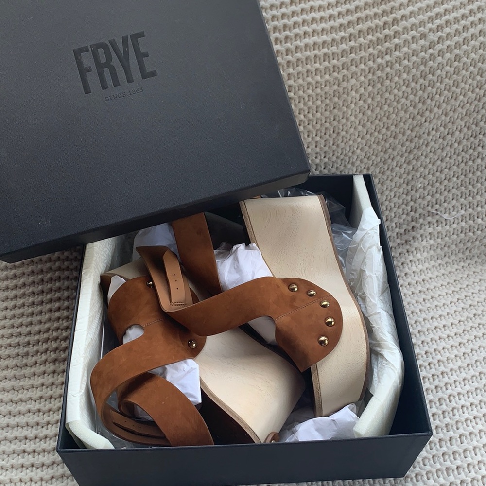 FRYE clog wedge Sandal